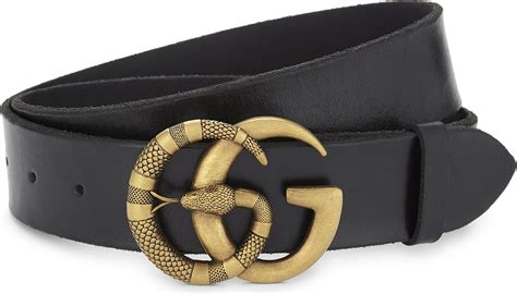 black gucci snake belt|Gucci snake belt men's.